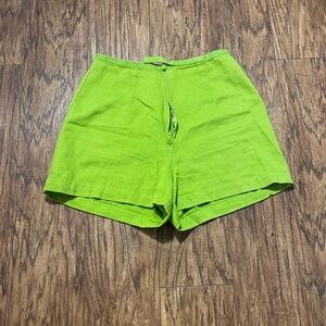 90s Neon Green shorts